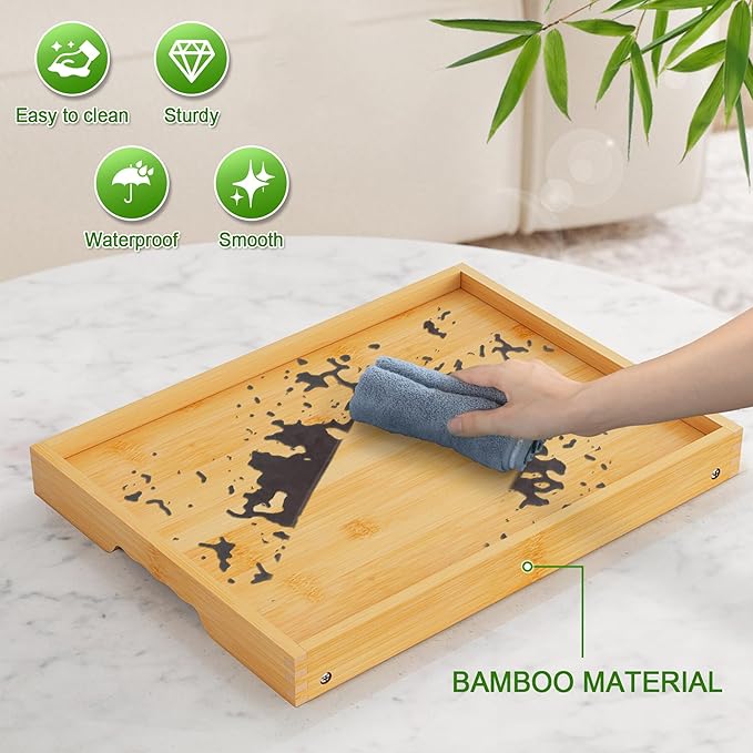 Bamboo Bed Tray - 6 Pack