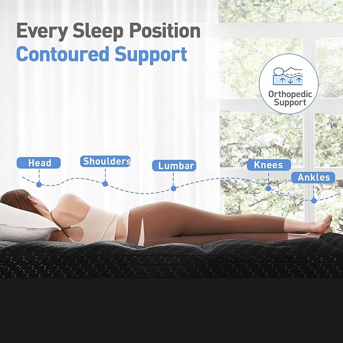 Memory Foam Cooling Mattress Topper - Twin XL - 21 in Deep Pocket
