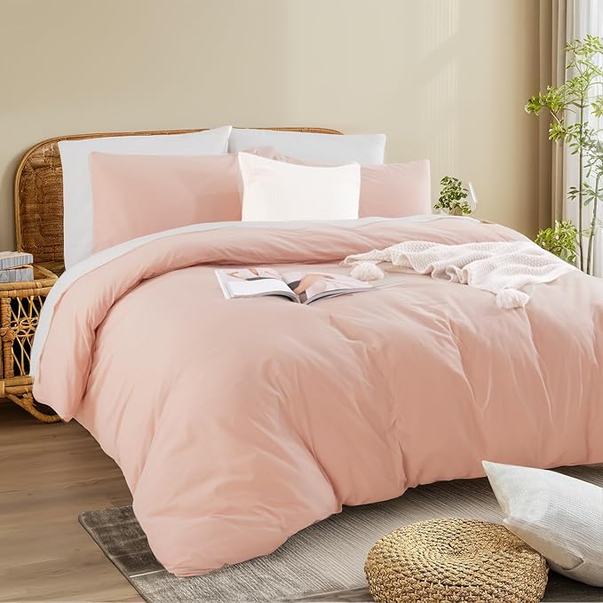 Linen Duvet Cover Set - King - 3 Piece