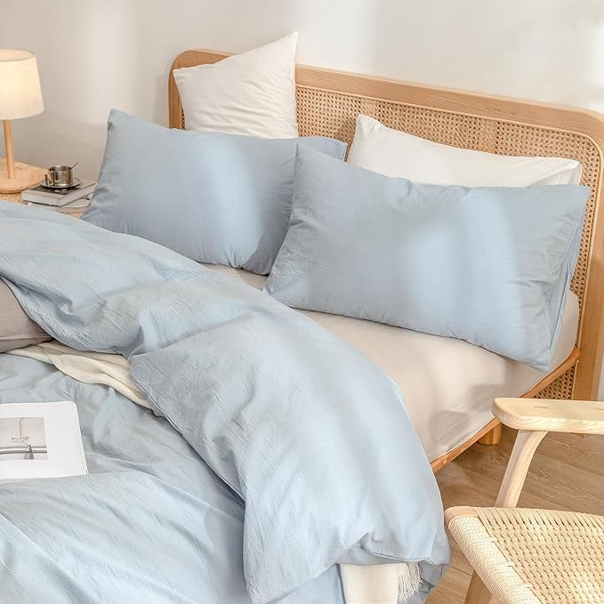 Linen Duvet Cover Set - King - 3 Piece