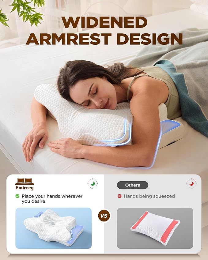 Memory Foam Cooling Bed Pillow - King