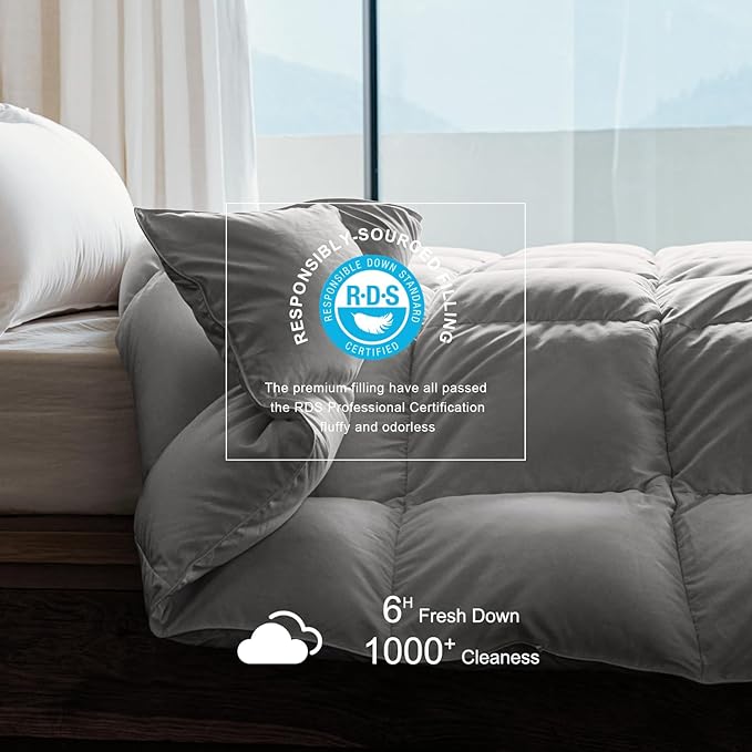 100% Cotton Duvets Down Comforter - Queen