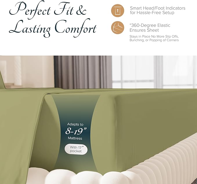 Linen Cooling Bed Sheet Set - California King - 4 Piece