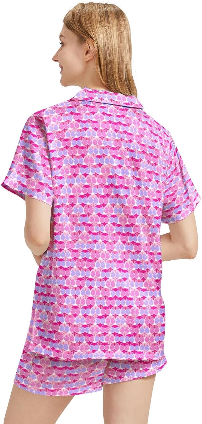 Women's Pajama Set - Short Sleeve - 2 Piece