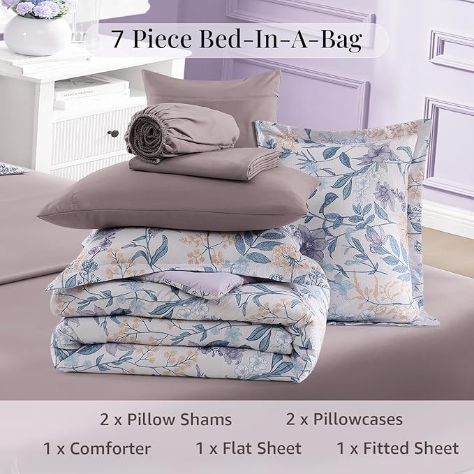 Comforter Set - King - 7 Piece