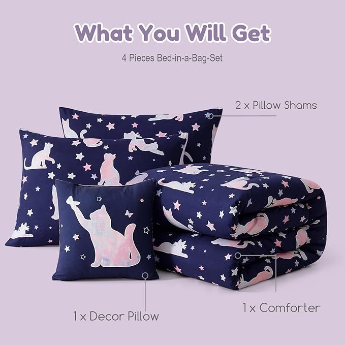 Comforter Set - Full - 4 Piece