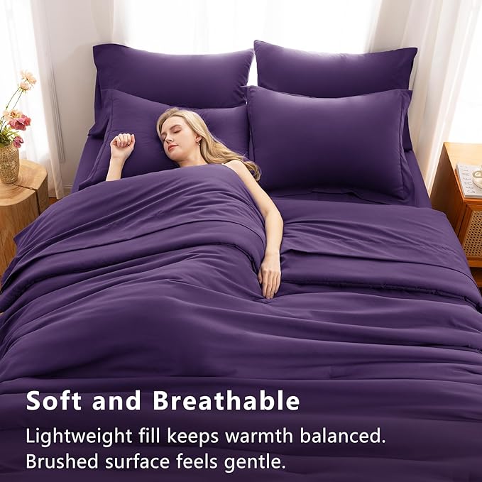 Down Alternative Comforter Set - King - 7 Piece