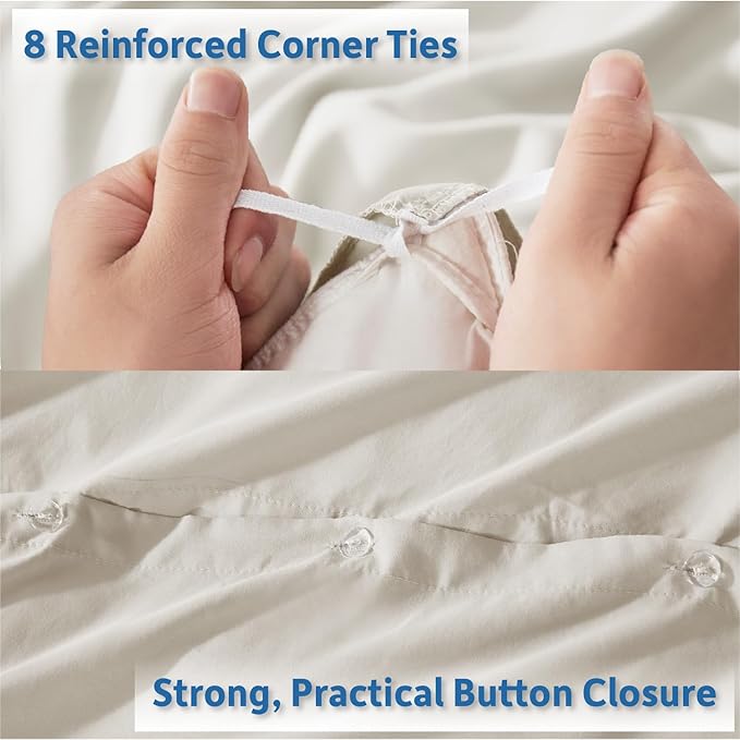 Down Alternative Duvet Cover Set - Twin - 3 Piece