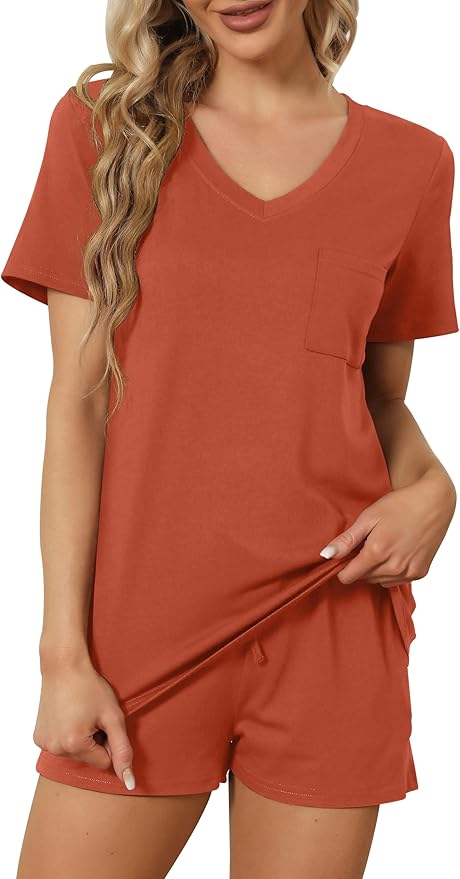 Women's Pajama Set - Short Sleeve - 2 Piece
