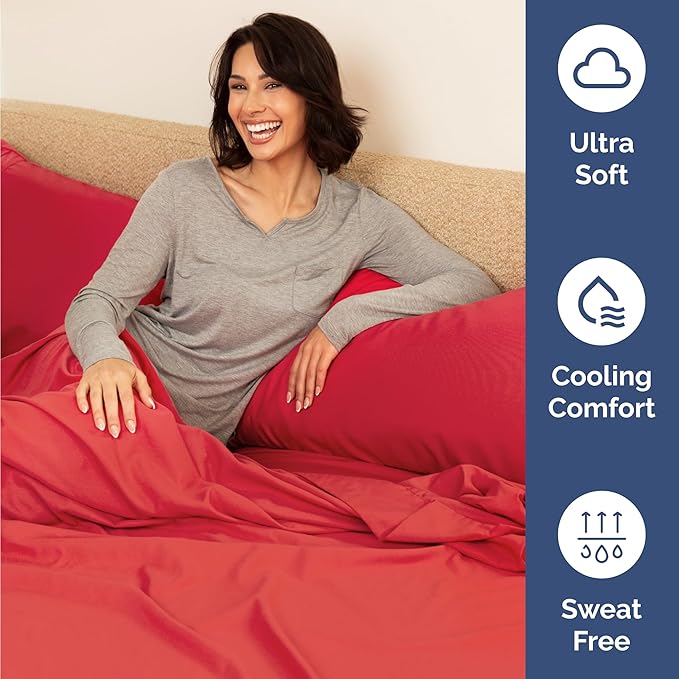 Cooling Bed Sheet Set - Twin - 4 Piece