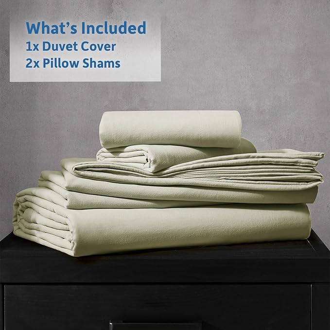 Duvet Cover Set - Full - 80 x 90 in - 3 Piece