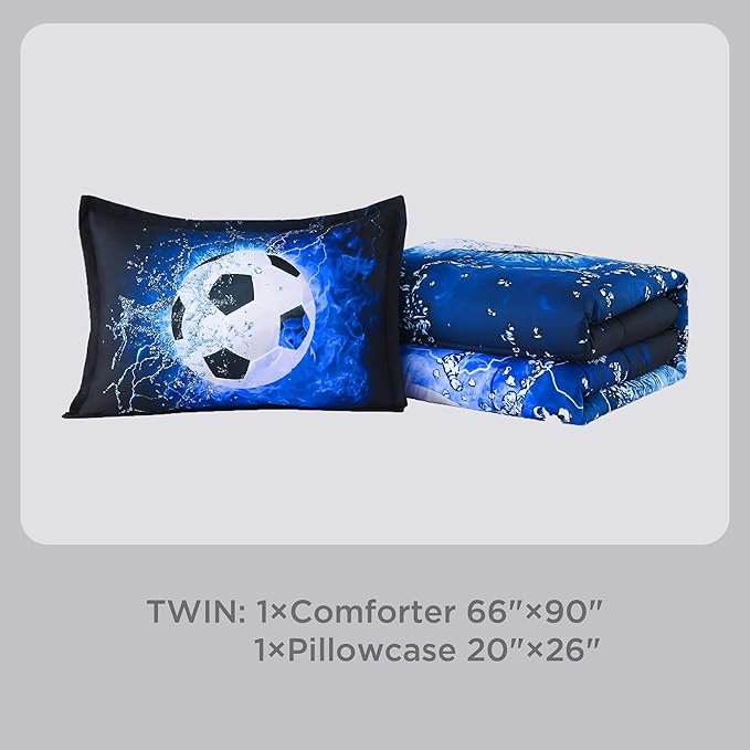 Microfiber Comforter Set - Twin - 66 x 90 in - 2 Piece