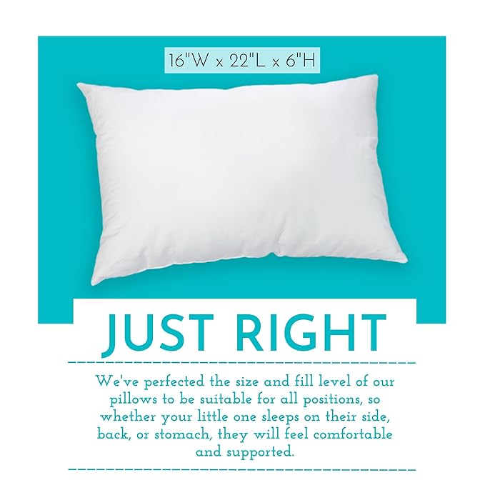 Hypoallergenic Bed Pillow - 2 Pack