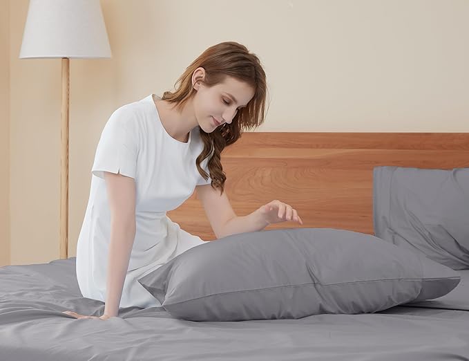 100% Cotton Pillowcase Set - Queen - 20 x 30 in - 2 Piece