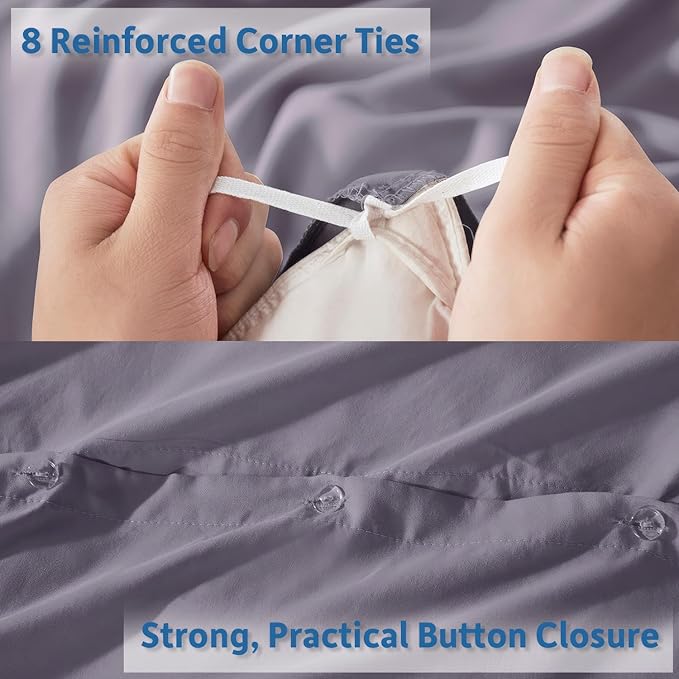 Down Alternative Duvet Cover Set - Full - 4 Piece