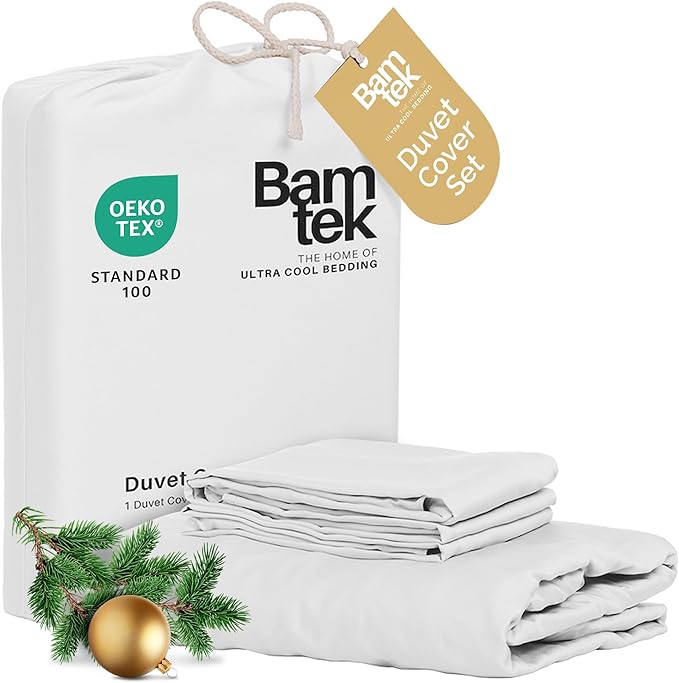 Bamboo Cooling Duvet Cover Set - Queen - 3 Piece