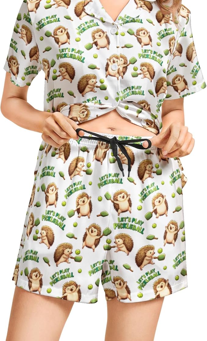 Women's Pajama Set - Short Sleeve - 2 Piece