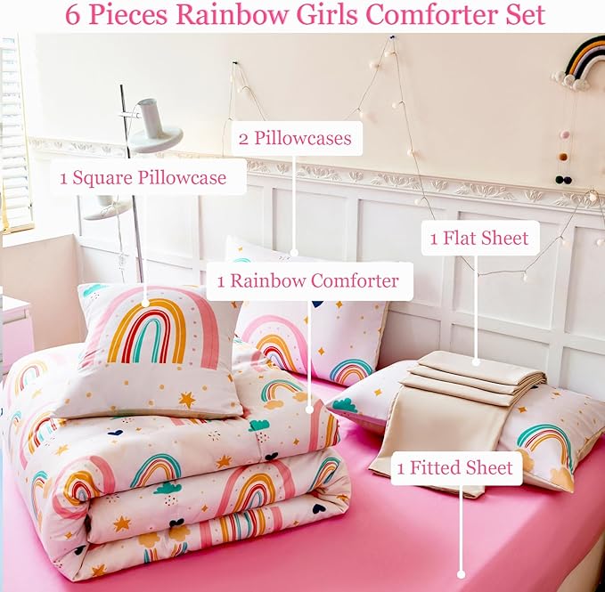Microfiber Comforter Set - Full - 6 Piece