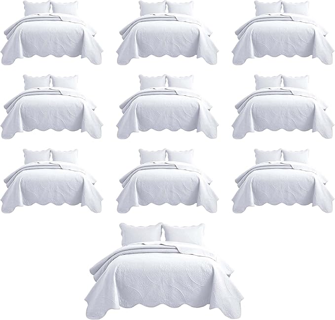 Microfiber Quilt Set - Queen - 10 Pack