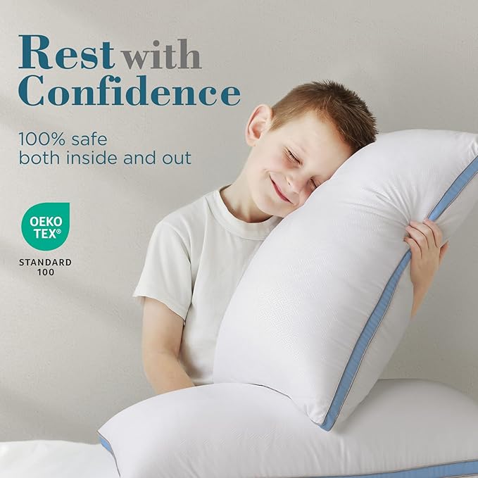 Down Alternative Cooling Bed Pillow - Queen - 2 Piece