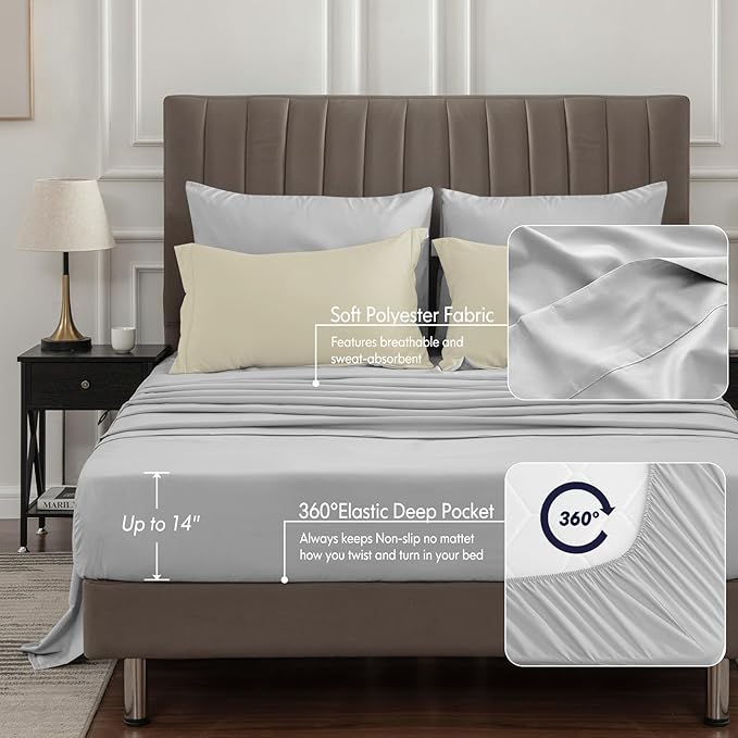 Microfiber Comforter Set - King - 7 Piece
