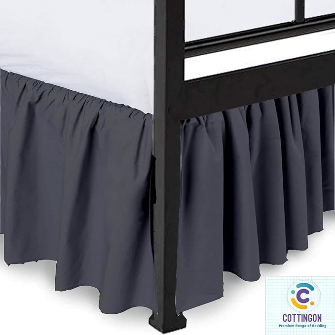 Microfiber Bed Skirt - Queen - 21 in Drop