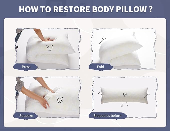 Memory Foam Body Pillow - King