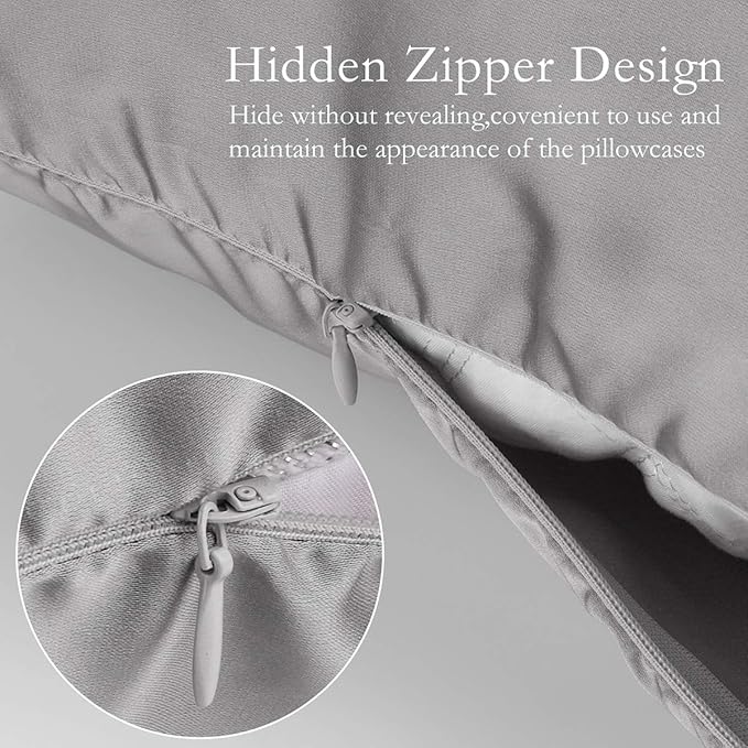 Mulberry Silk Hypoallergenic Pillowcase Set - Queen - 2 Pack