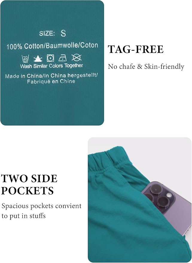 Women's 100% Cotton Capri Pajama Set - Short Sleeve - 2 Piece