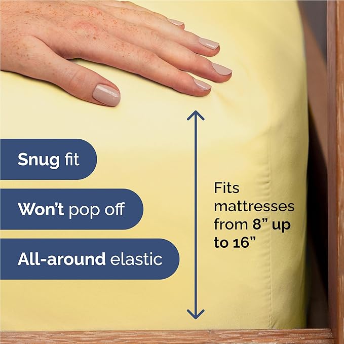 Cooling Bed Sheet Set - Full - 4 Piece