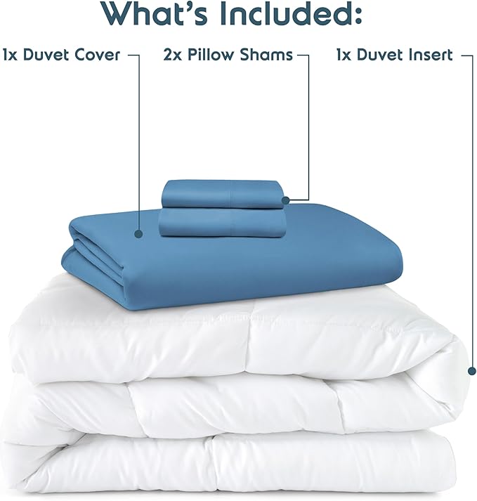 Down Alternative Duvet Cover Set - California King - 4 Piece