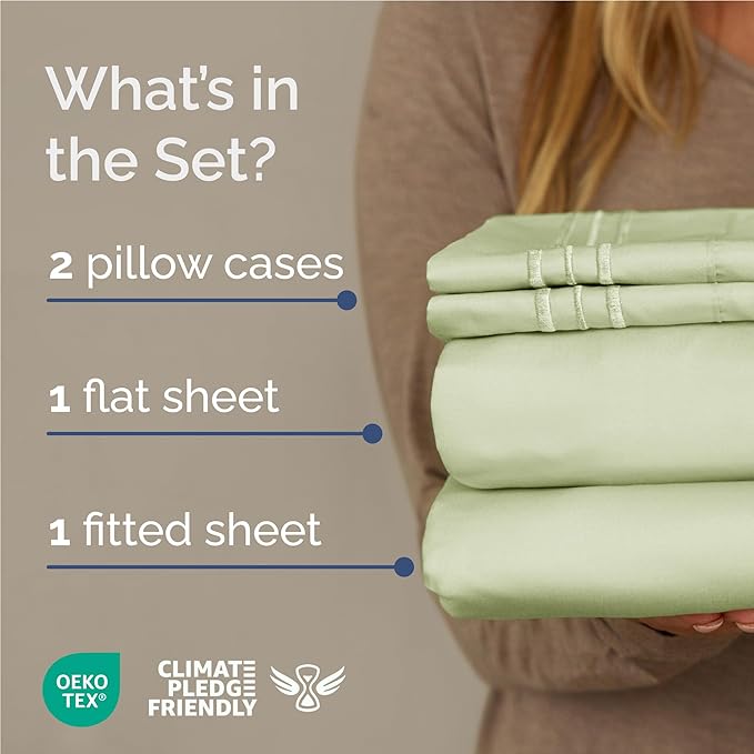 Cooling Bed Sheet Set - Full - 4 Piece