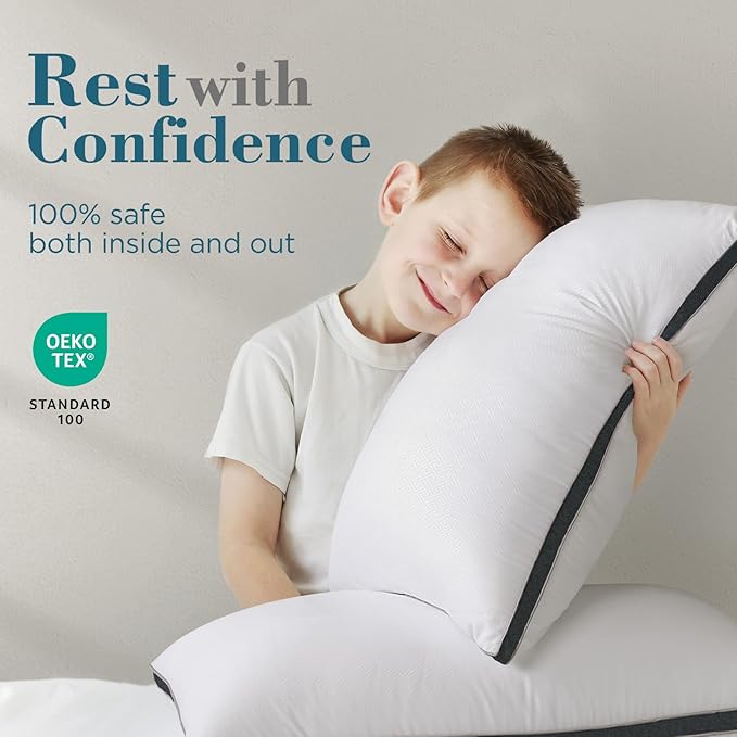 Down Alternative Cooling Bed Pillow - Queen - 2 Piece