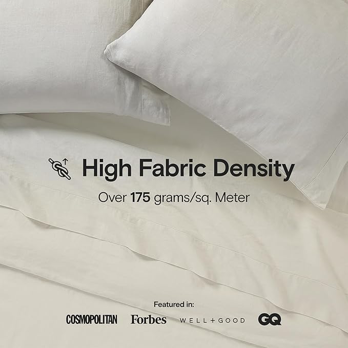 Linen Cooling Duvet Cover Set - Queen