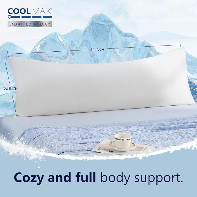 Cooling Body Pillow - Full - 20 x 54 in