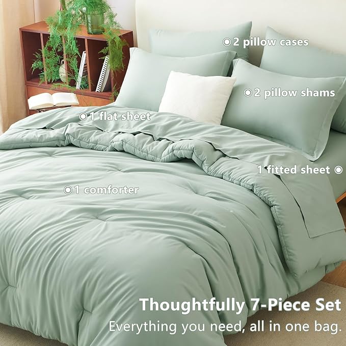 Comforter Set - Queen - 7 Piece