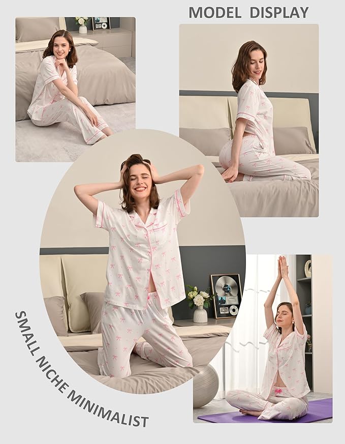Women's 100% Cotton Pajama Set - 2 Piece