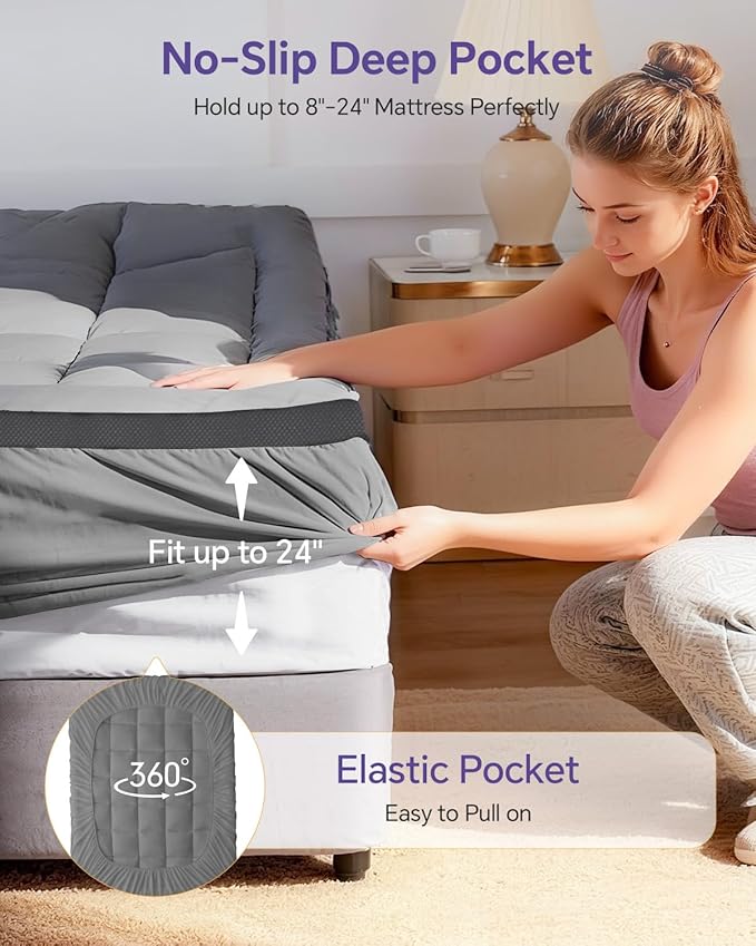 Memory Foam Mattress Topper - Queen