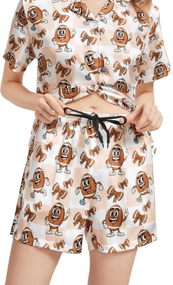 Women's Pajama Set - Short Sleeve - 2 Piece