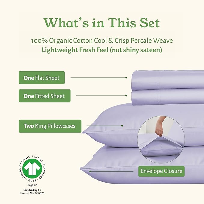 Bed Sheet Set - California King - 4 Piece