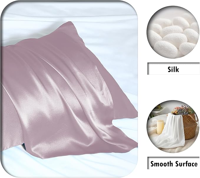 Satin Pillowcase Set - King - 2 Piece