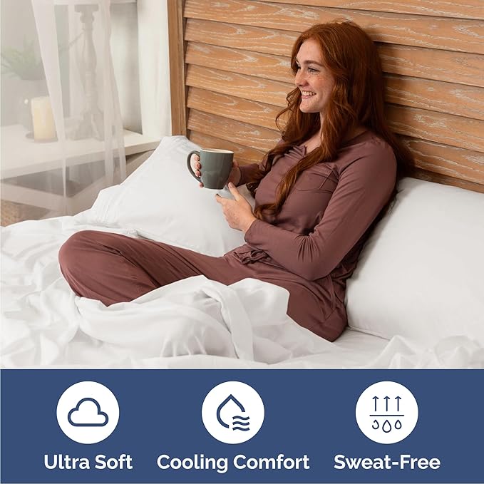 Cooling Bed Sheet Set - King - 4 Piece