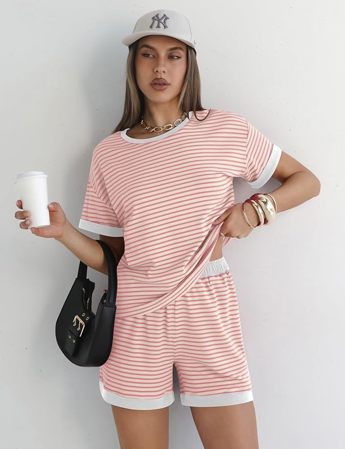 Shorts Pajama Set - Short Sleeve - 2 Piece
