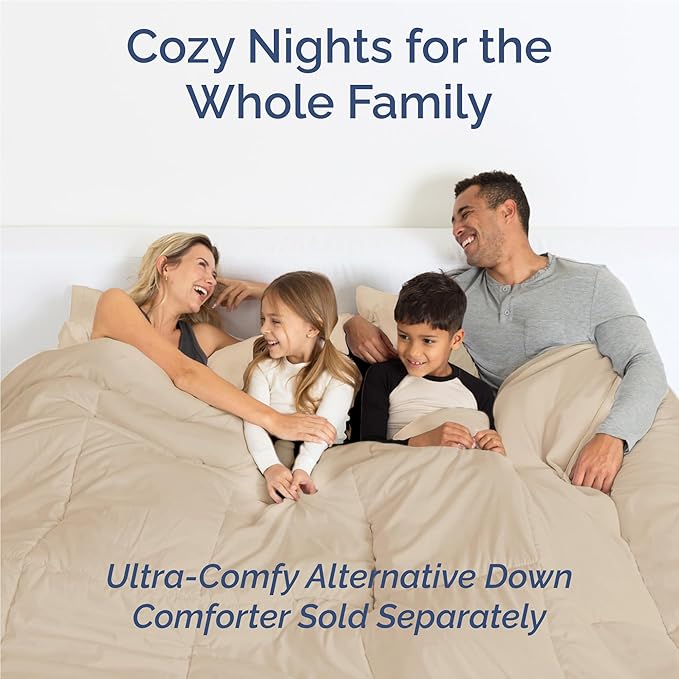 Cooling Bed Sheet Set - Full - 16 in Deep Pocket - 6 Piece