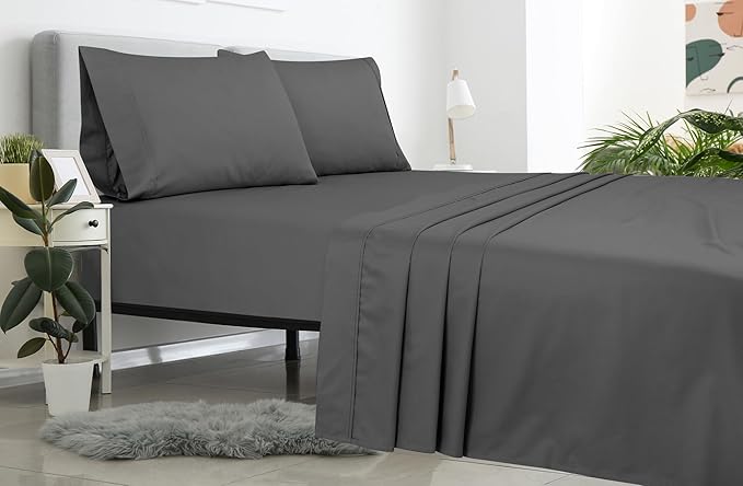 Microfiber Flat Sheet - Twin XL - 2 Pack