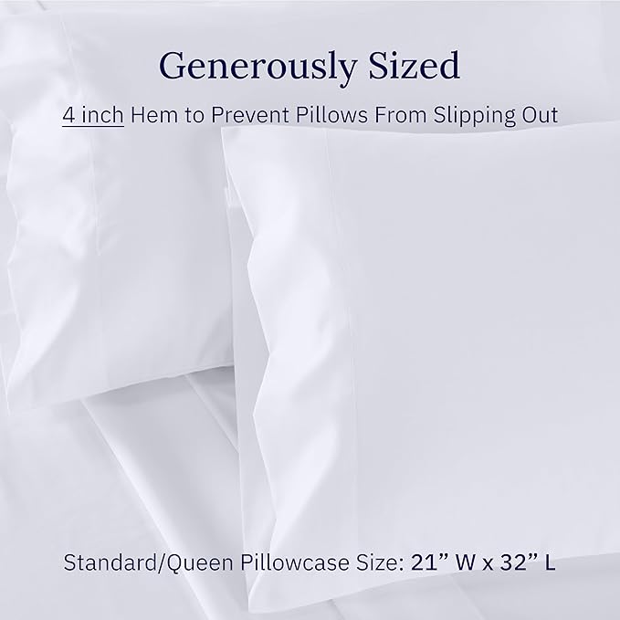 100% Cotton Pillowcase - Queen