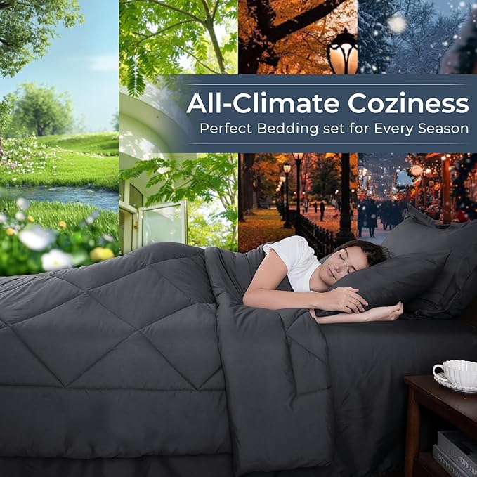 Comforter Set - Queen - 7 Piece