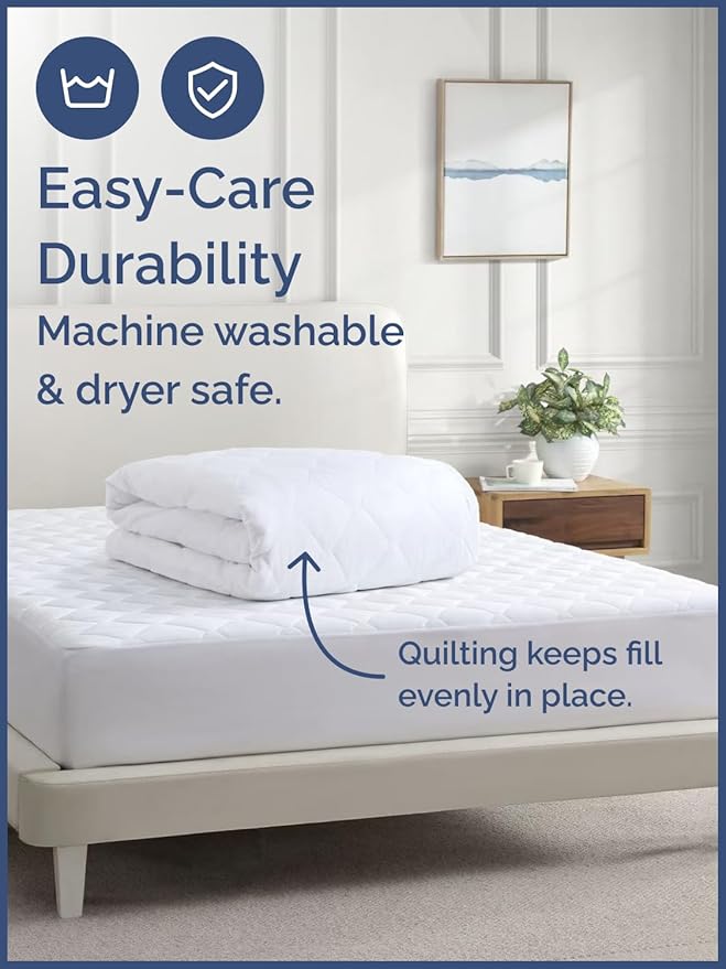 Mattress Pad - King - 16 in Deep Pocket