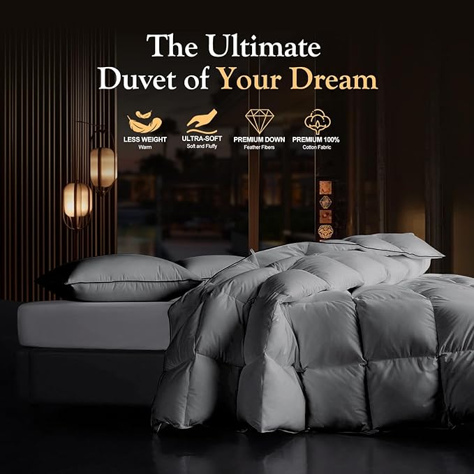 100% Cotton Duvets Down Comforter - King