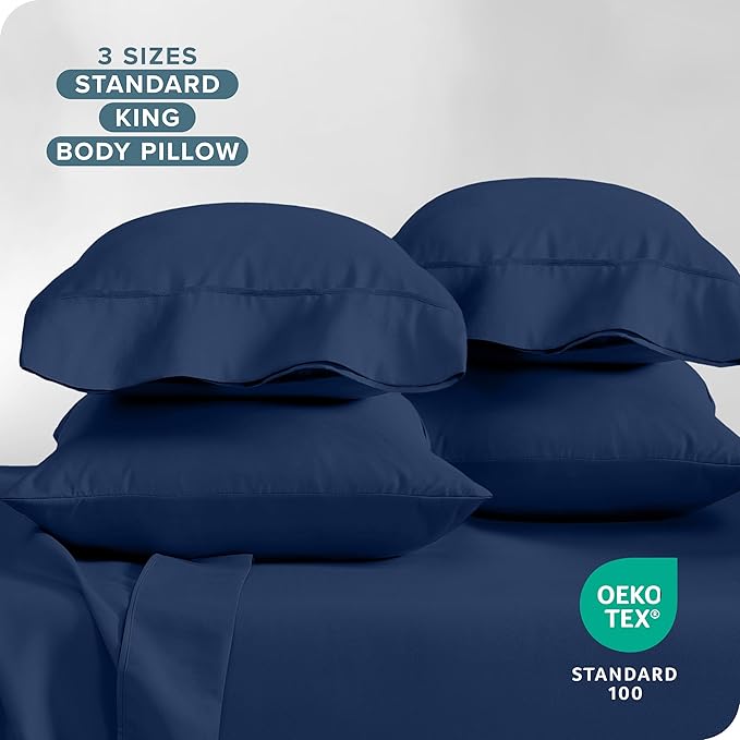Microfiber Pillowcase Set - King - 4 Pack